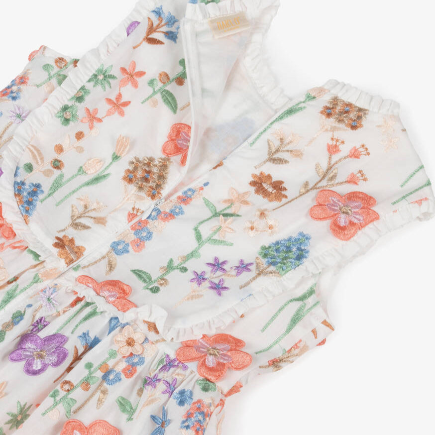Serena Embroidered Dress - Floral