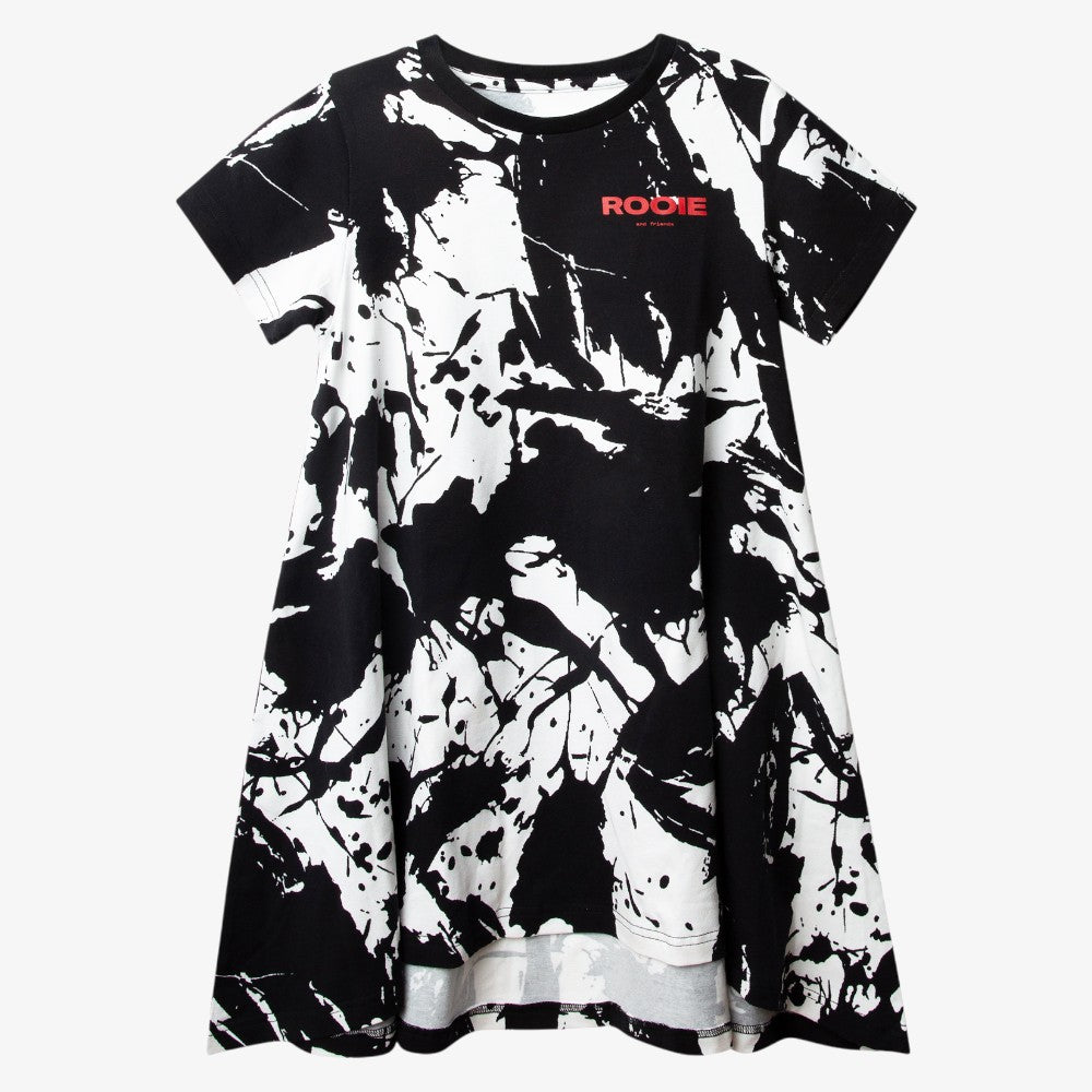 Mila Dress - Black & White