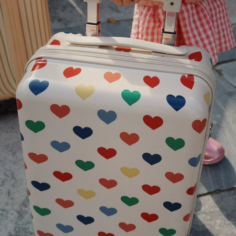 Travel Suitcase - Multi Heart