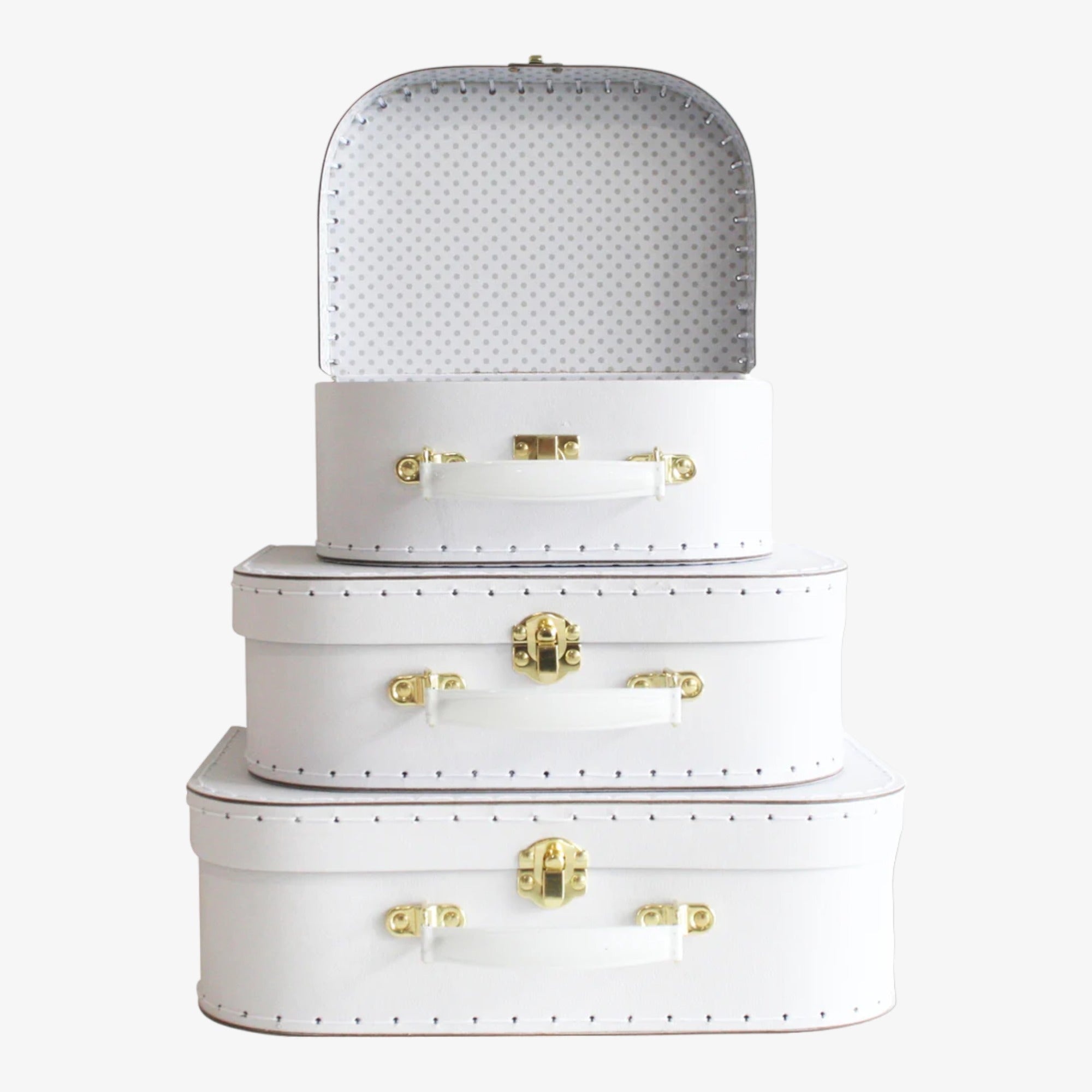 Alimrose Kids Carry Case Set - White