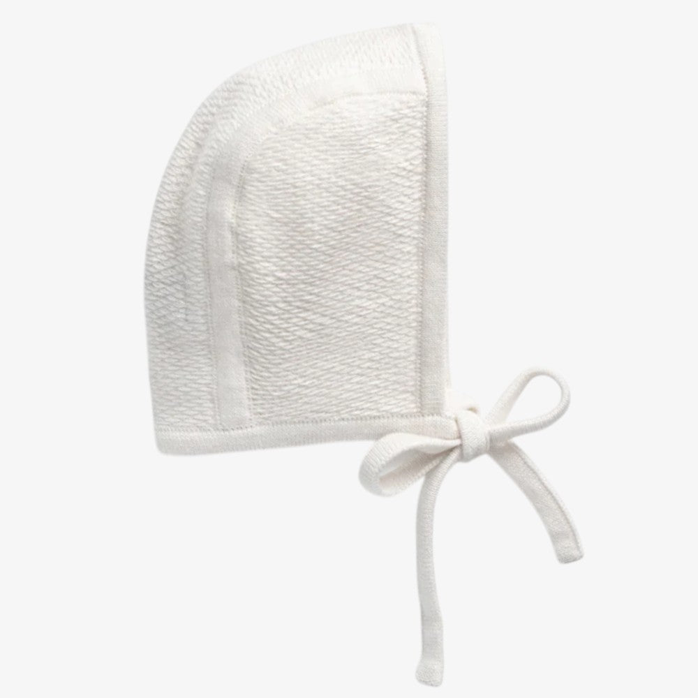 Cottage Knit Bonnet - Natural White