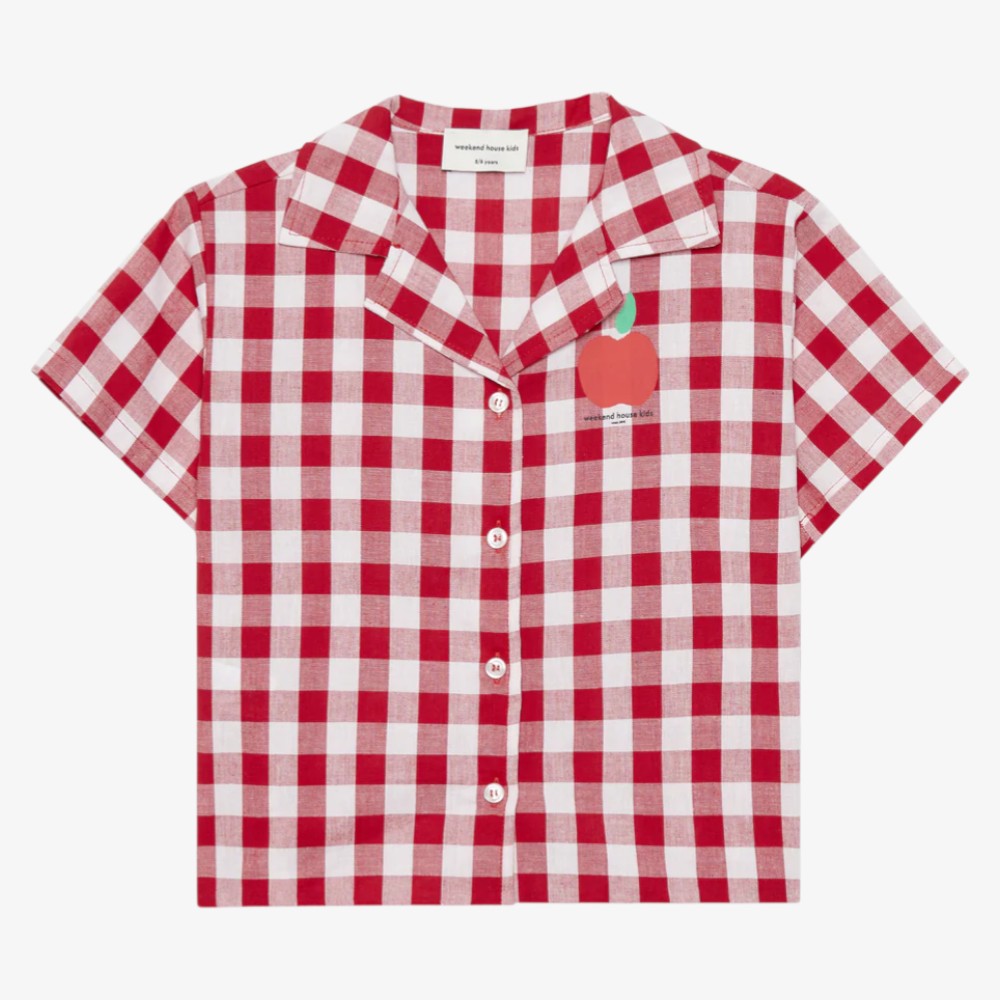 Apple Shirt - Red & White