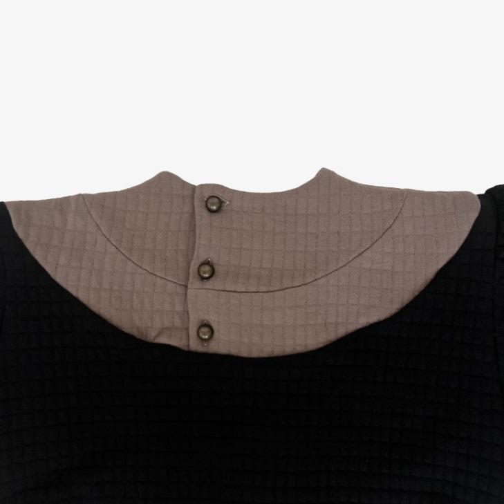 Gina Top - Grey&black
