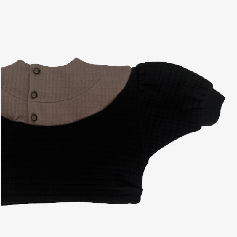Gina Top - Grey&black