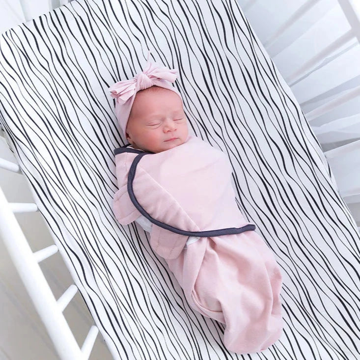 Crib Sheet 2Pack - Black-white