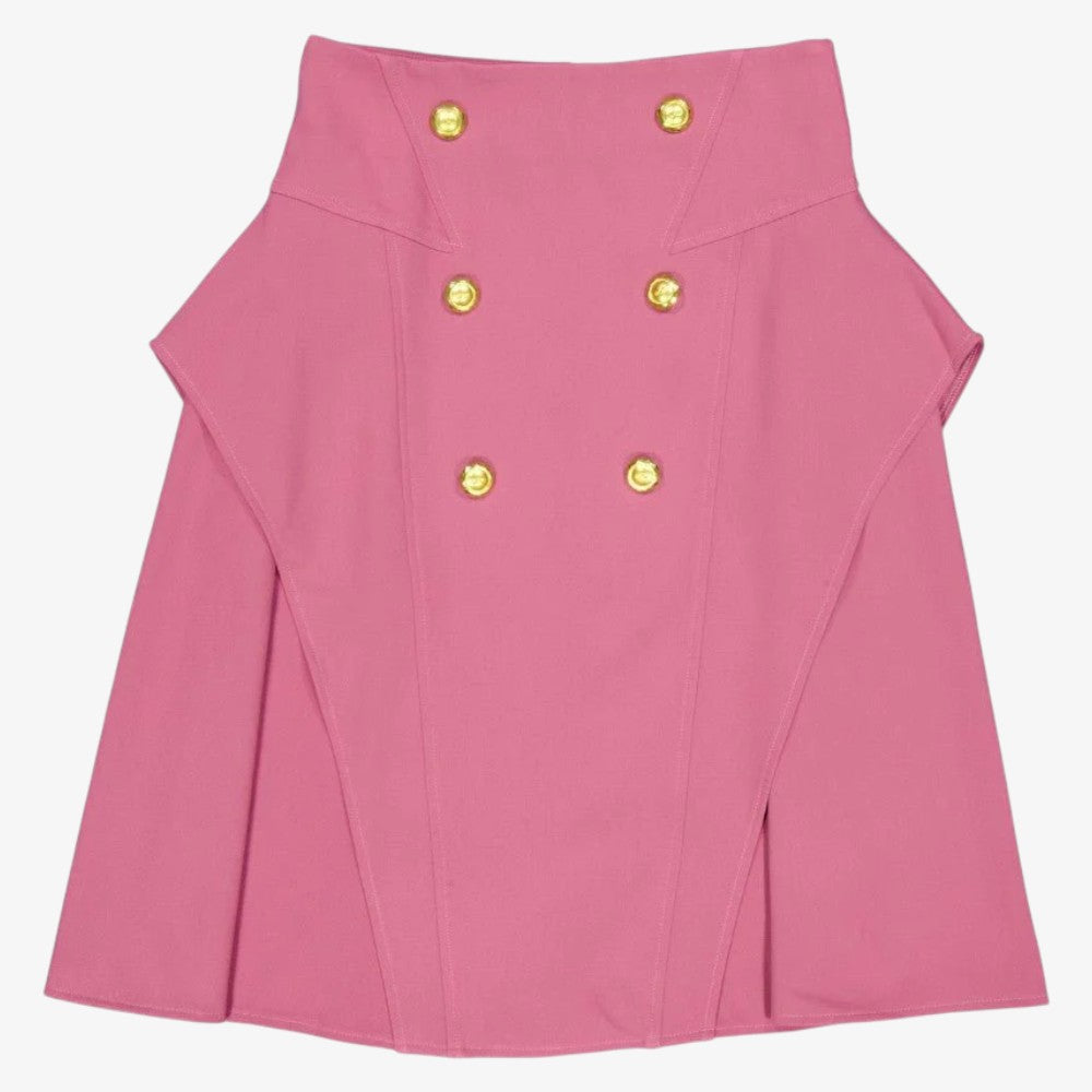 Button Skirt - Pink