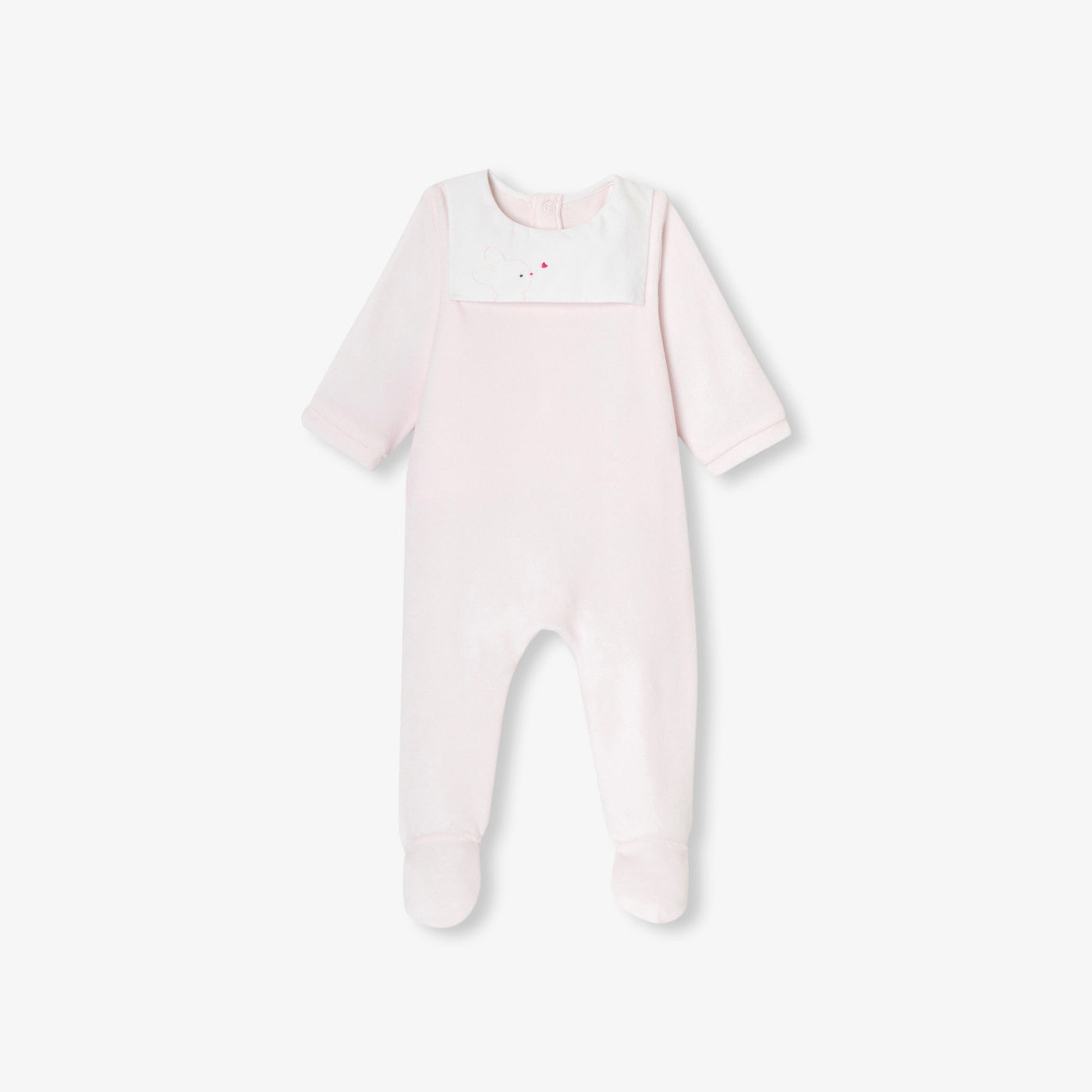 Nougatine Footie - Pale Rose