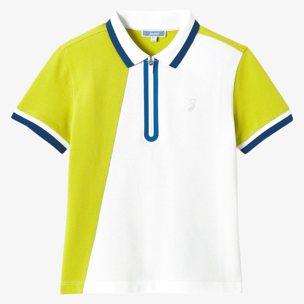 Altesse Polo - White & Green