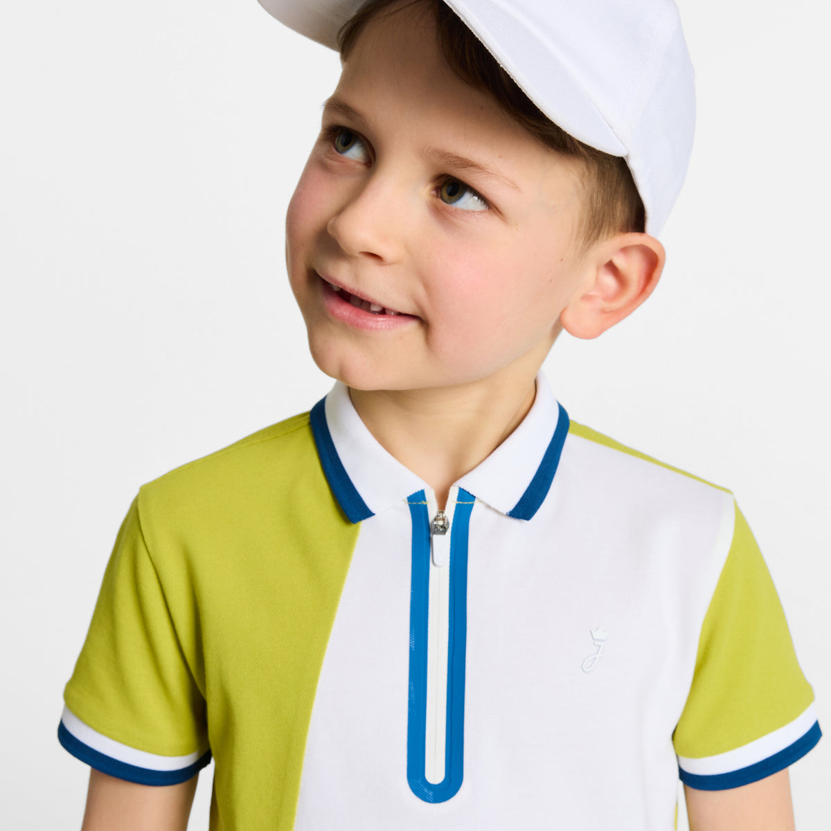 Altesse Polo - White & Green