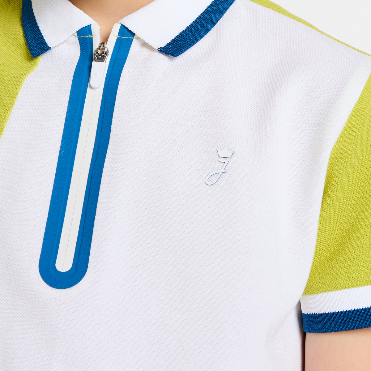 Altesse Polo - White & Green