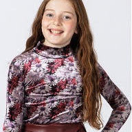 Velvet Top - Burgundy