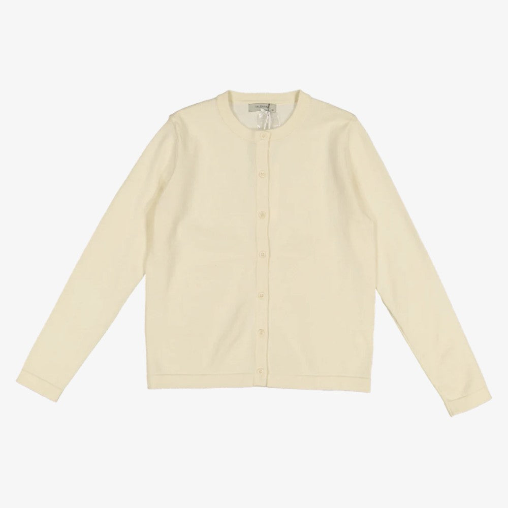 Silk Knit Button Cardigan - Yellow