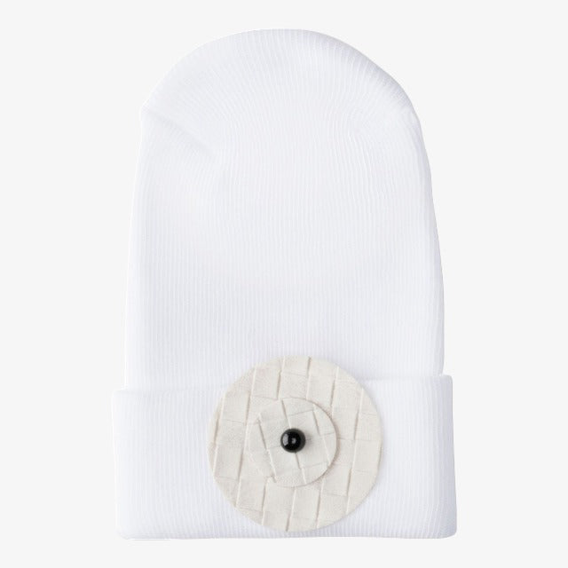 Hospital Hat - Cream Circle