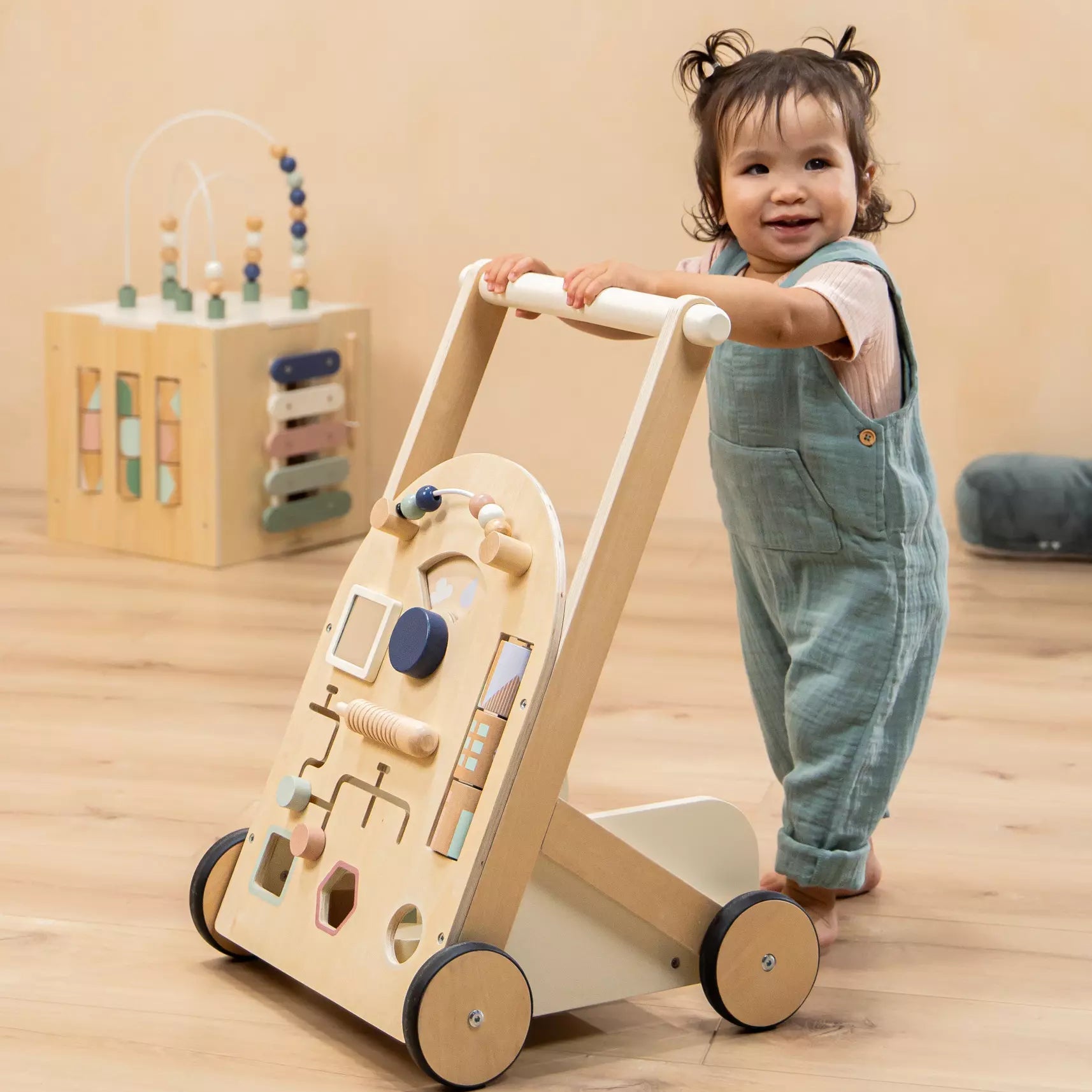 Wooden Activity Walker - Multi