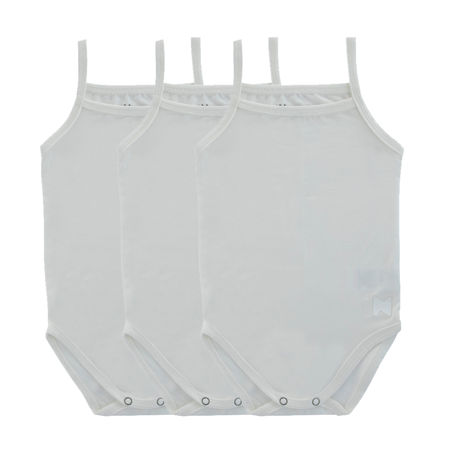 3Pk Bamboo Bodysuits - White Boy