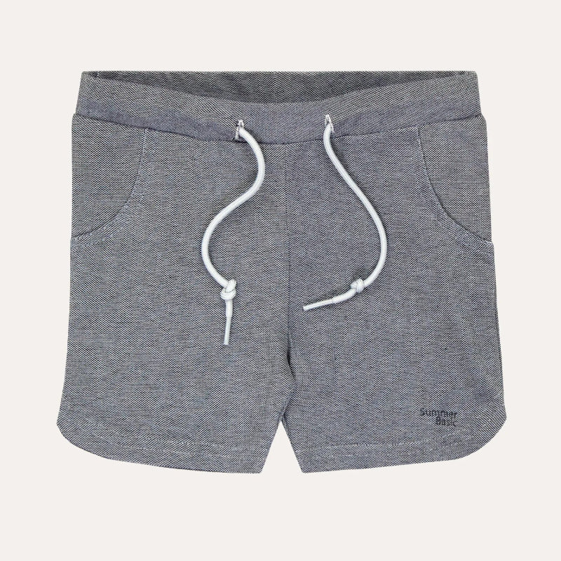 Pique Shorts - Black/white