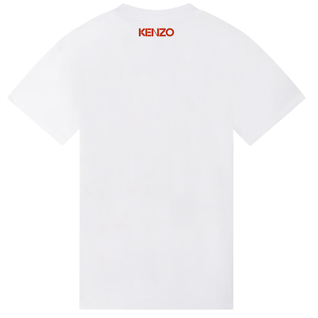 Kenzo Dress With Logo - White