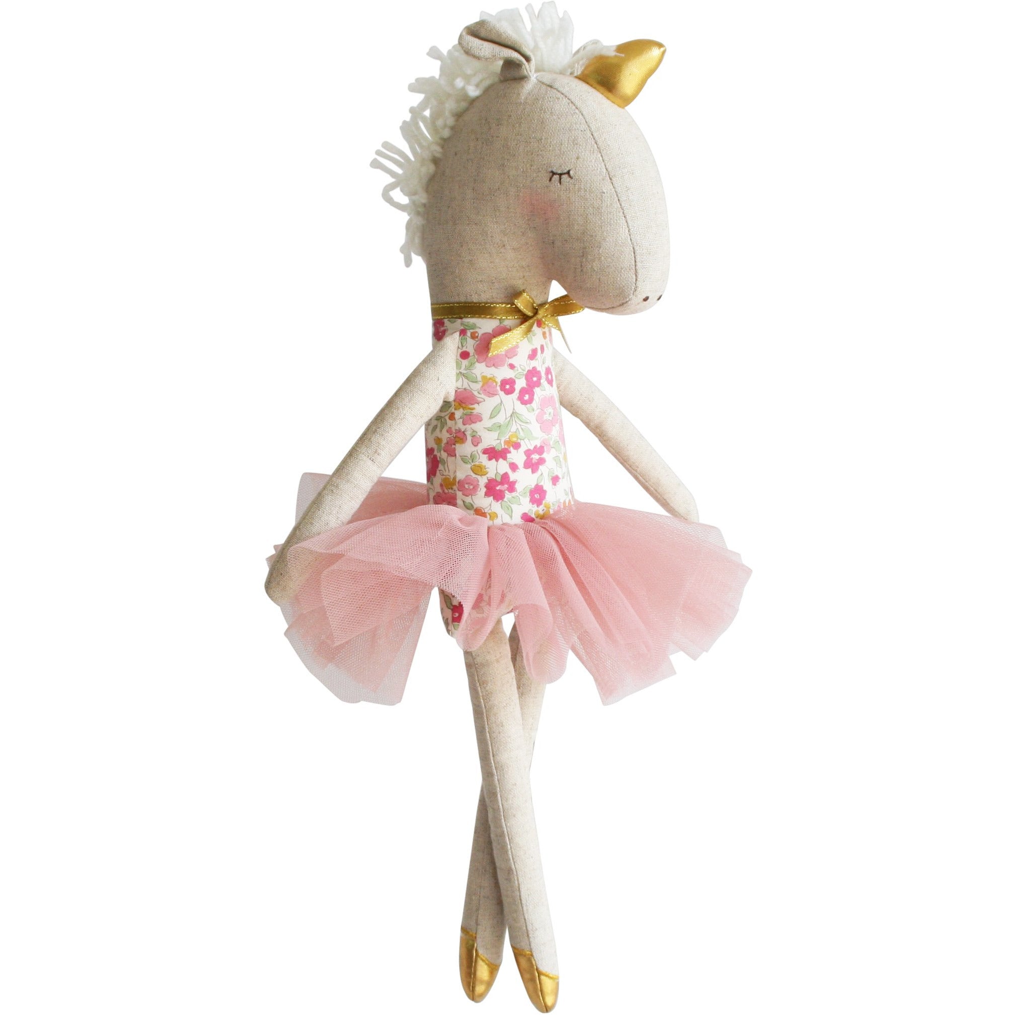 Yvette Unicorn Doll - Rose Garden