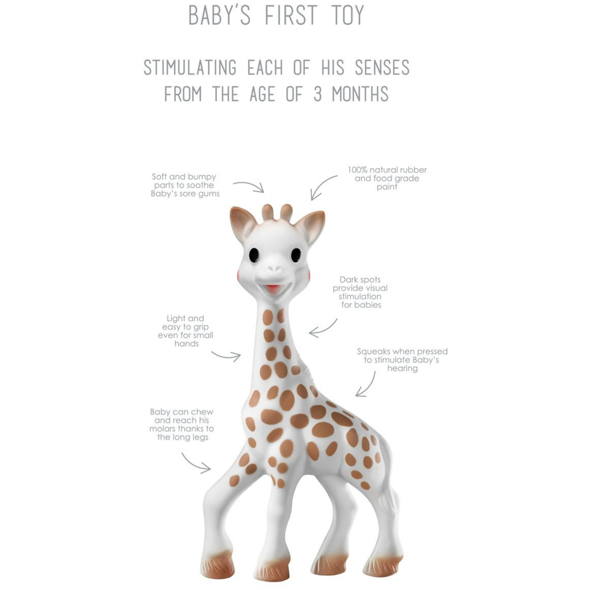 Sophie The Giraffe - White