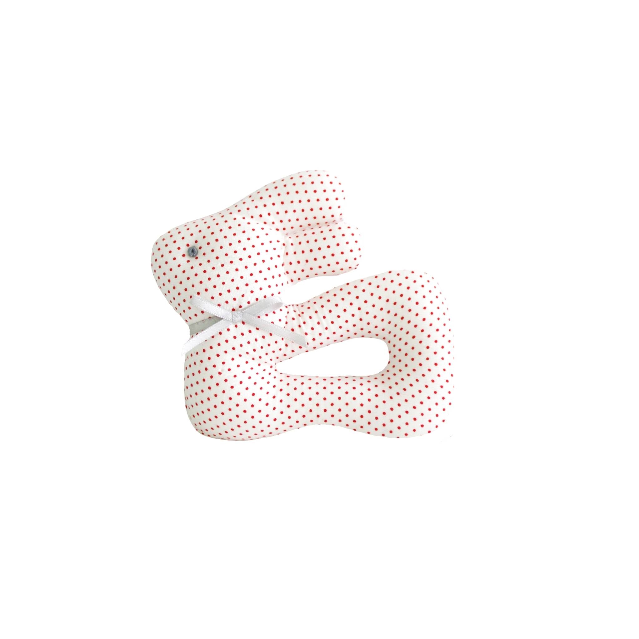 My First Bunny Rattle - Red Spot