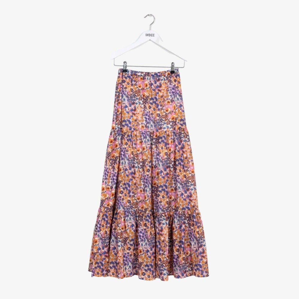 Indee Parigi Floral Skirt - Candy Pink