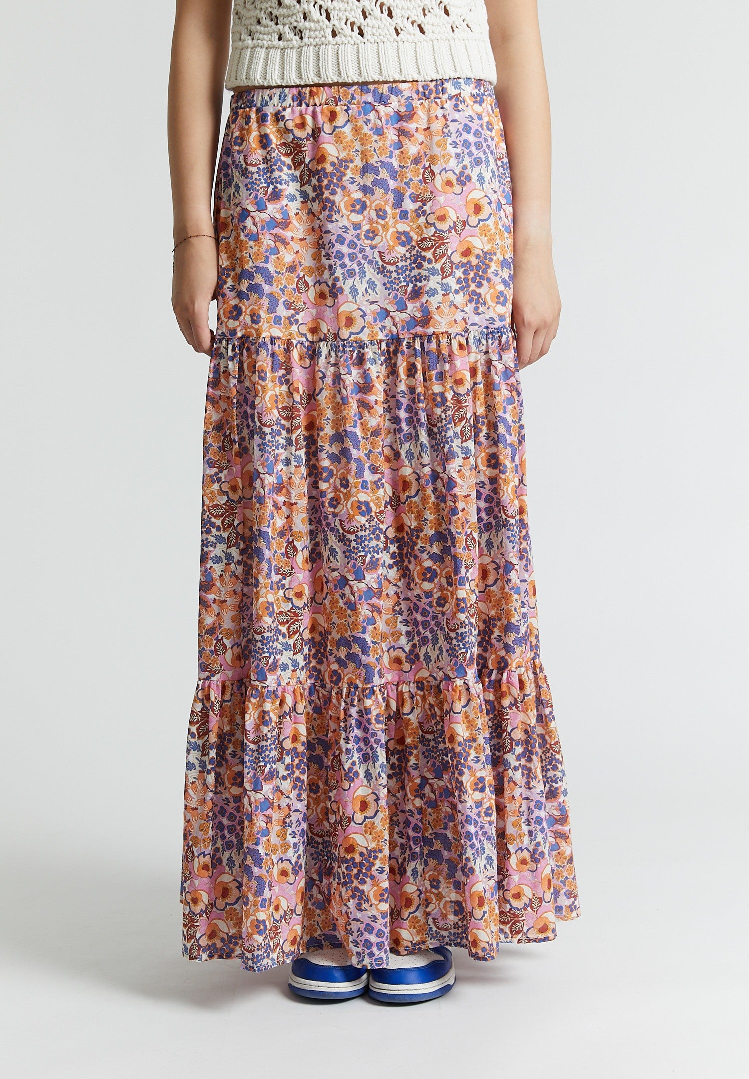 Indee Parigi Floral Skirt - Candy Pink