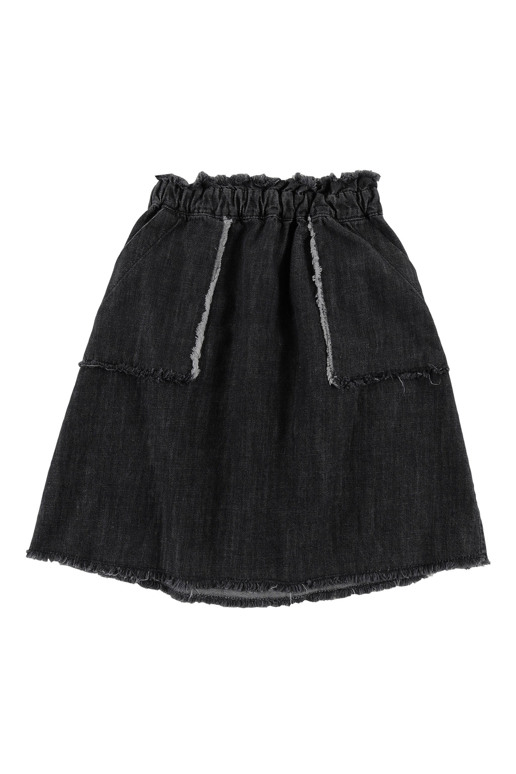 Loud Apparel Skirt - Black Acid Wash