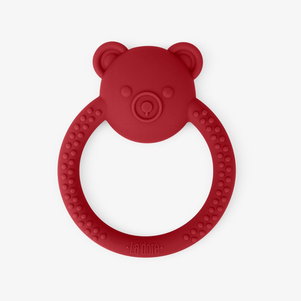Adora BEBE BEAR TEETHER - Scarlet
