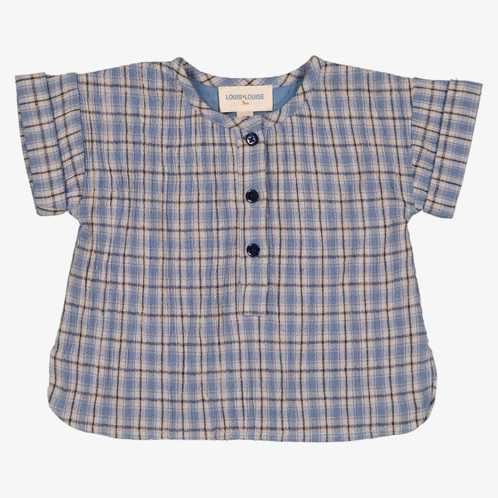Louis Loiuse Saul Shirt And Bloomer - Blue