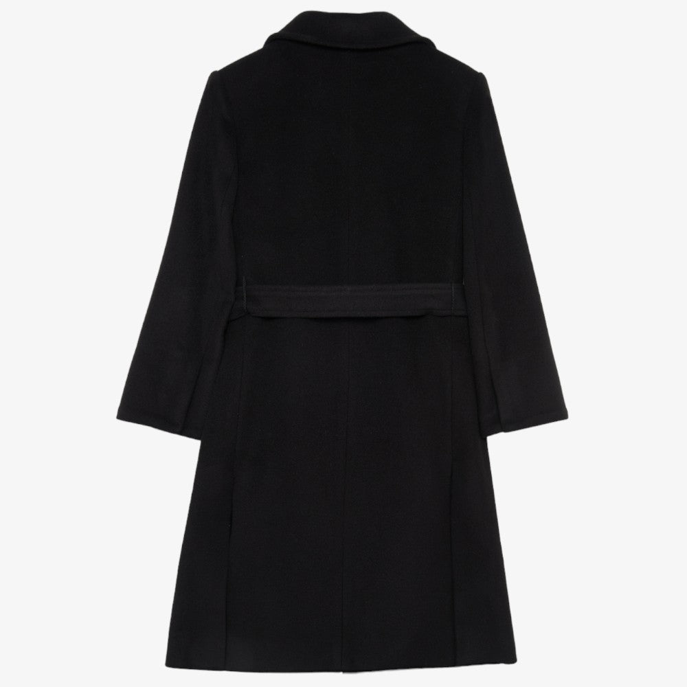 Max & Co Belted Jacket With Pockets - Black
