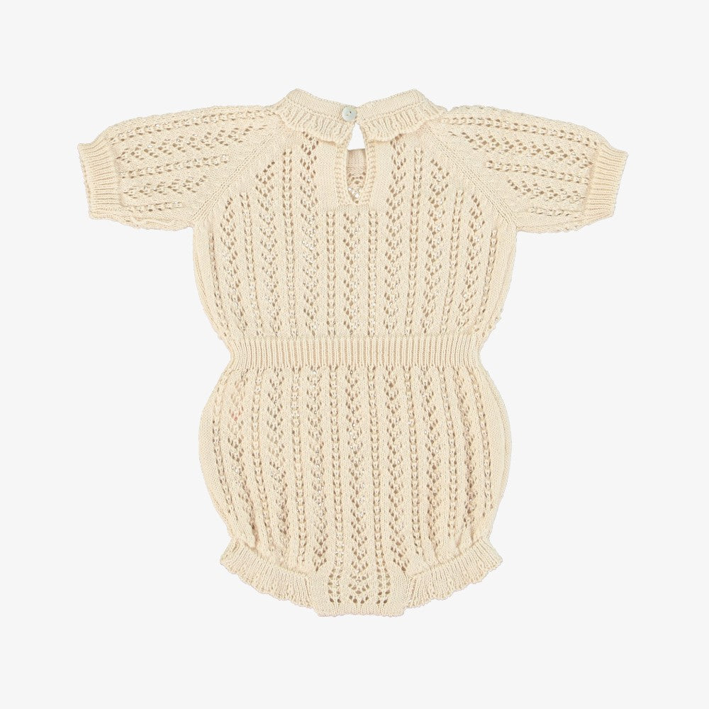 Bebe Organic Nora Romper - Natural