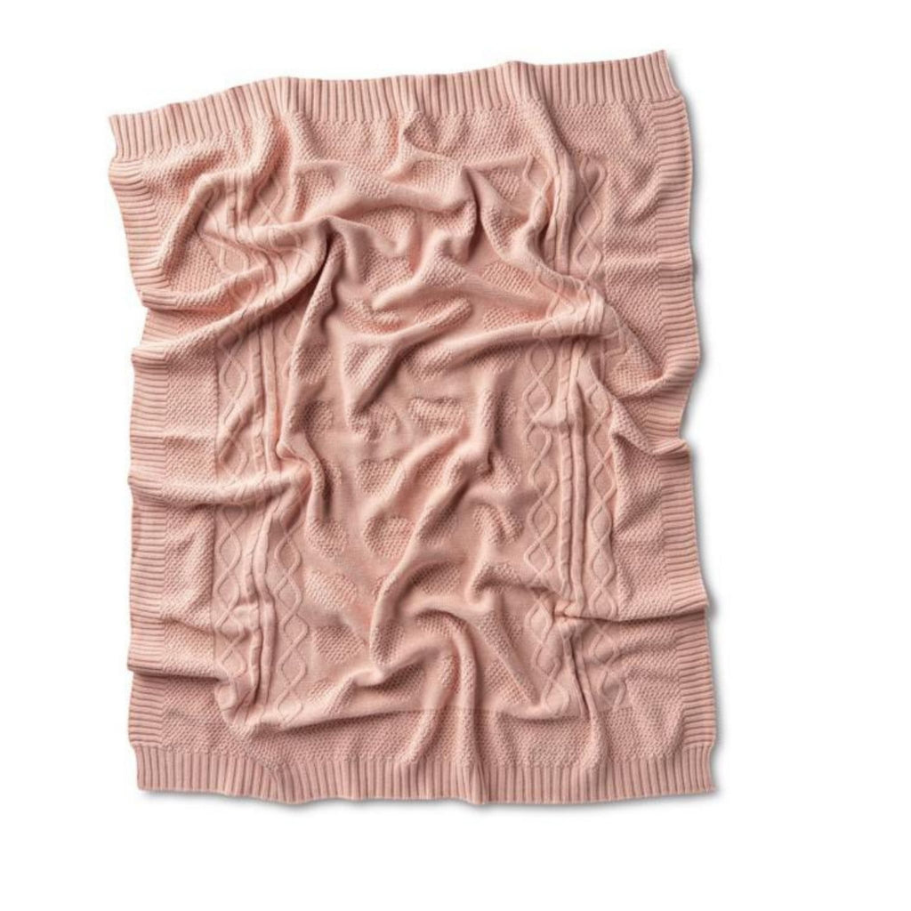 Knit Blanket - Blush