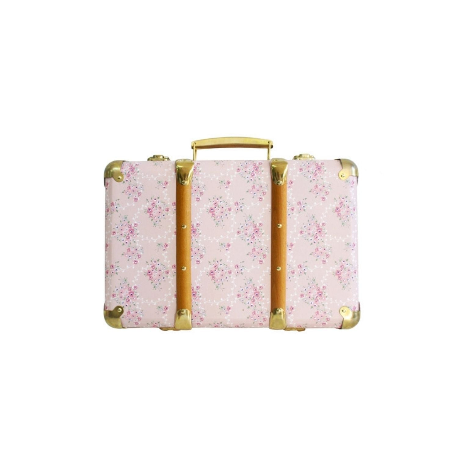 Mini Vintage Case - Pink Floral Wreath