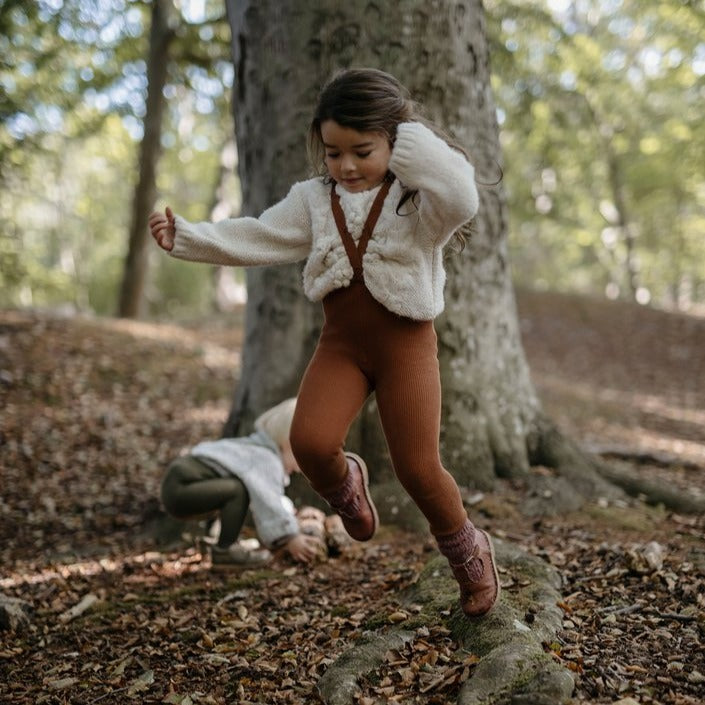 Footless Tights - Cinnamon