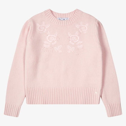 Flower Sweater - Rose