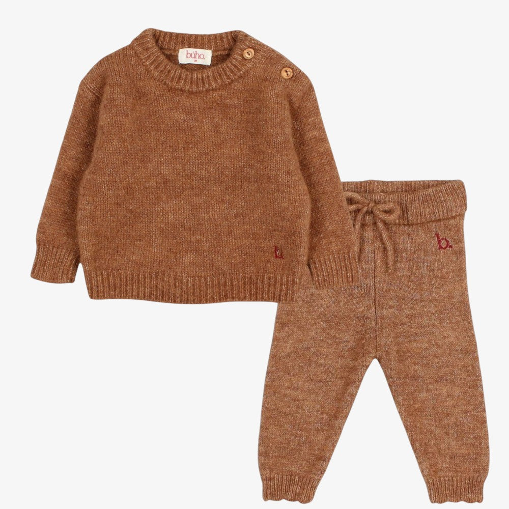 Wool Sweater And Pants - Cookie