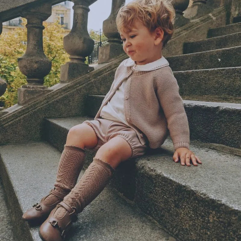 Blubble Top And Romper - Taupe