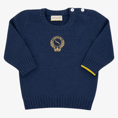 Wool Sweater - Navy