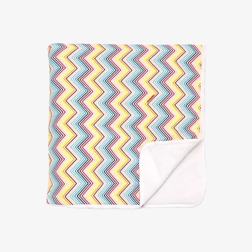 Allover Print Blanket - White/multi