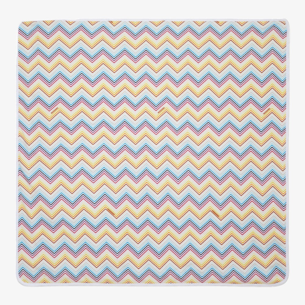 Allover Print Blanket - White/multi