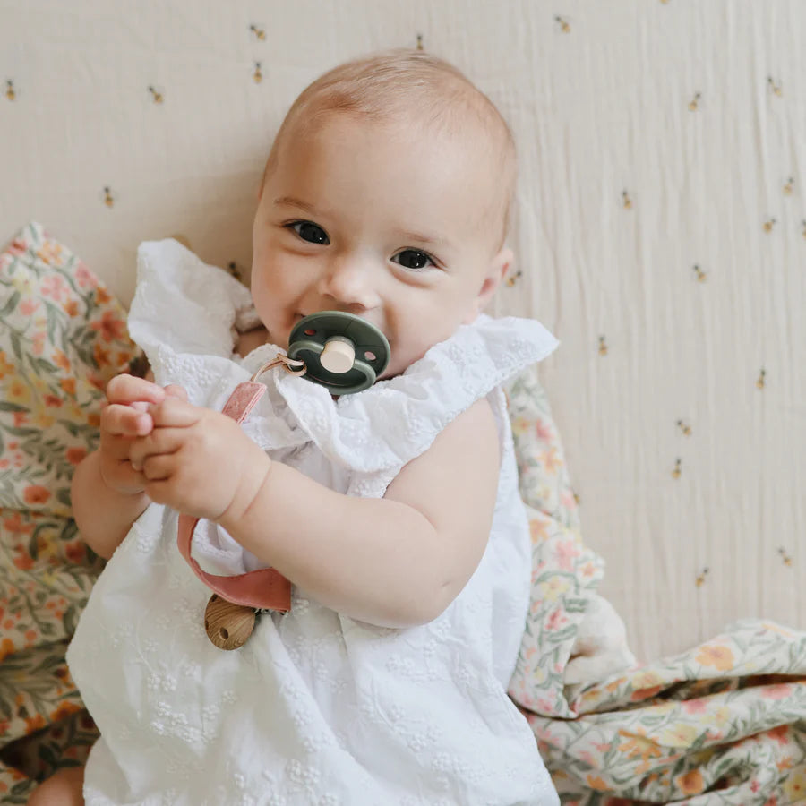 Little Viking Silicone Pacifier 2 Pack - Ocean &amp; Powder Blue