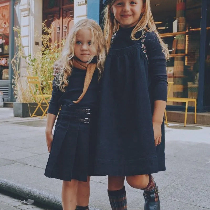 Pleated Skirt - Denim
