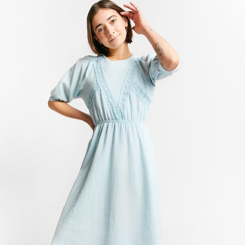 Susan Dress - Ionic Blue