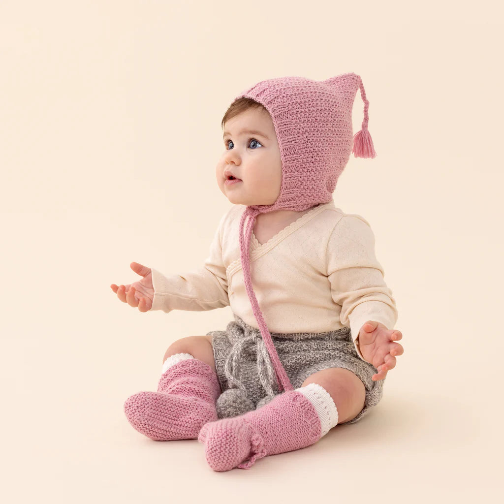 Pearl Booties - Blush