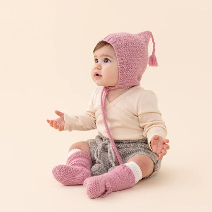 Pearl Booties - Blush