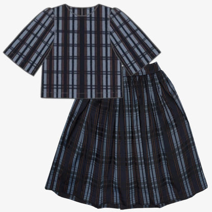 Juliet Blouse+Skirt - Dark Blue