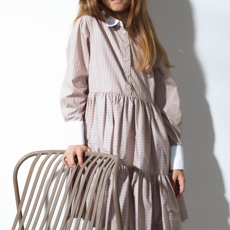 Diablo Dress - Sand Stripes