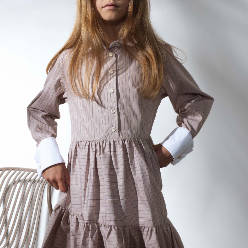 Diablo Dress - Sand Stripes