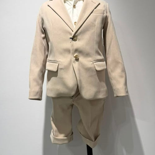 Suspender Bermuda - Beige