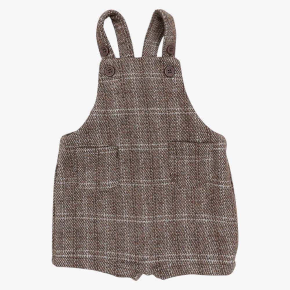 Wade Overalls - Mocha Plaid
